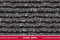 Music note. Note. Seamless pattern. Sheet music. Product Image 1