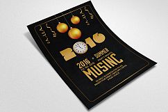New Year Music Party Flyer Product Image 2