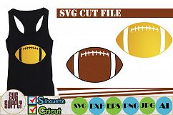 Football SVG Cut File Product Image 1