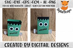 Halloween Treat Bag Paper Cutting Template SVG Product Image 2