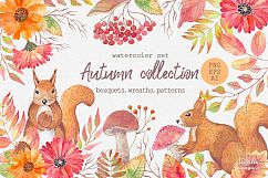 Autumn watercolor collection Product Image 1
