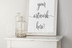 Frame mockup - clean bright interior oil lamp Product Image 4