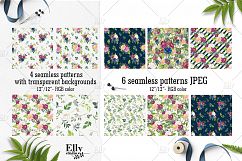 Watercolor flowers clip art - Grace Product Image 8