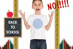 Kids t shirt Mockup Back to School Bundle Product Image 3
