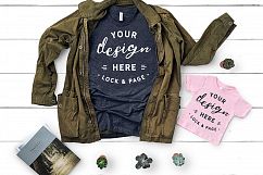 T-Shirt Mockup Mega Bundle Fall Winter Bella Canvas 3001 Product Image 22
