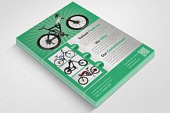 Bicycle Shop Promotion Flyer Template Product Image 2