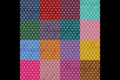 16 Seamless Diamond Upholstery Digital Papers, Quilt Leather Product Image 9
