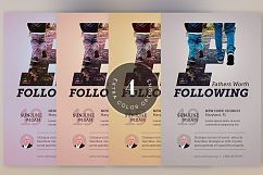 Fathers Worth Following Flyer Template Product Image 2