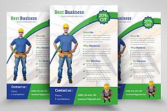 Handayman &amp; Plumber Service Flyer Product Image 1