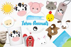 Farm Animals graphics and illustrations Product Image 1