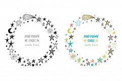 Hand drawn stars + frames Product Image 3