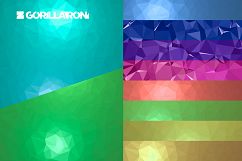 150 colorful polygon backgrounds by Gorillaroni Product Image 6