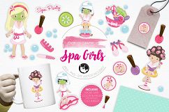 Spa Girls graphics and illustrations Product Image 1