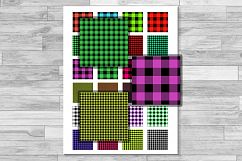 Buffalo Plaid Set, Collage Sheets, Rustic Lumberjak Product Image 2