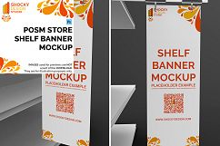 POSM Store Shelf Banner Mockup Product Image 1