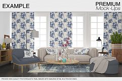 Pillows Curtains &amp; Carpet Set Product Image 9