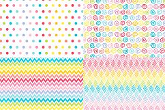 18 Rainbow Collection Patterned Papers - JPG &amp; PDF Product Image 4