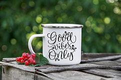 Camping tin mug mockup cup mock up metal camp enamel silver rim rustic camper cup template white mugs mock ups psd smart object Product Image 3
