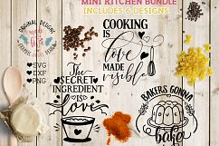 Kitchen Cutting Files Bundle SVG, DXF, PNG Product Image 2