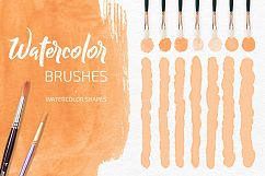 Watercolor Brushes and Shapes Product Image 1