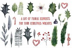 Happy Santa - Watercolor Clip Art Set Product Image 6