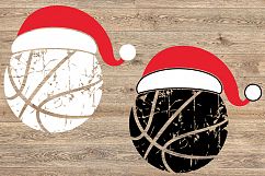Santa Basketball Hat Christmas svg Elf sweater 1043s Product Image 3