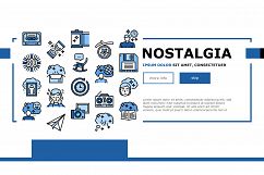 Nostalgia And Memory Landing Header Vector Product Image 1