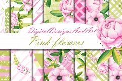 Pink peony pattern Product Image 1