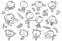 Kids healthcare, families, kids, doctors, illnesses Product Image 18
