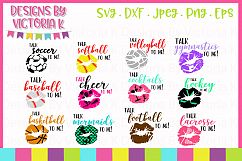 Talk to me Lips SVG Cut Files Product Image 1