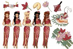 Chinese New Year Hand Drawn Clip Art Product Image 3
