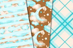 Good night bunny pattern in blue Product Image 4