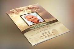 Forever Funeral Program Template Product Image 3