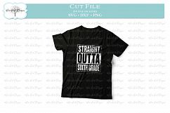 Straight Outta 6th Grade SVG DXF PNG Product Image 2