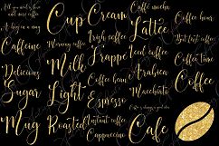Coffee Word Art Clipart Product Image 3