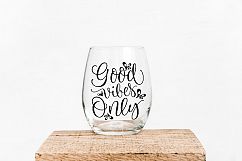 Stemless wine glass mockup no stem glasses mock up Product Image 2