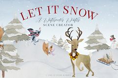 Watercolor Winter Scene Creator Product Image 8