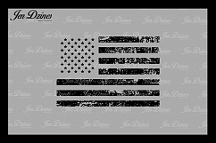 Distressed Flag SVG DXF EPS PNG Product Image 2