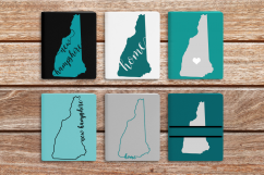 State of New Hampshire SVG File Cutting Template Product Image 1