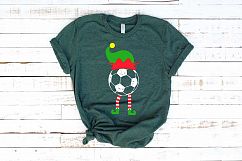Elf Soccer Christmas svg merry christmas santa elf 1039s Product Image 1
