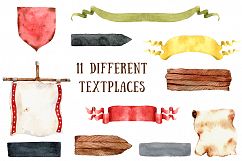 Old Old Fairy Tale - Watercolor Clip Art Set Product Image 4