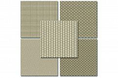 Kraft Wedding Digital Paper -Pretty Kraft Lace Product Image 2