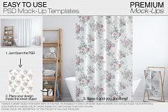 Bath Curtain Mockups Product Image 9