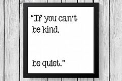 If You Can&#039;t Be Kind SVG Design Product Image 1