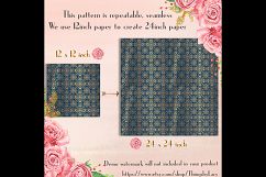 16 Navy and Burgundy Art Deco Seamless Digital Paper Product Image 5