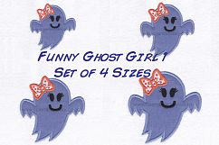 Funny Halloween Ghost Girl 1 Design Product Image 1