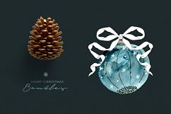 Christmas Watercolor Baubles Product Image 3
