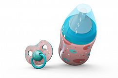 Baby Bottle and Pacifier Vol.2 Mockup Product Image 13