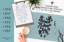 Peace Love Joy - SVG EPS DXF PNG PDF JPG Cut File Product Image 6