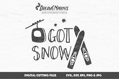 Got Snow - A Fun Winter SVG for Crafters Product Image 2